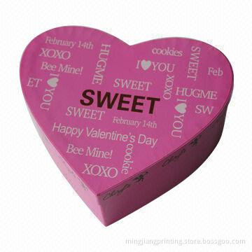 Heart-shaped Box, Customized Designs and Logos Accepted